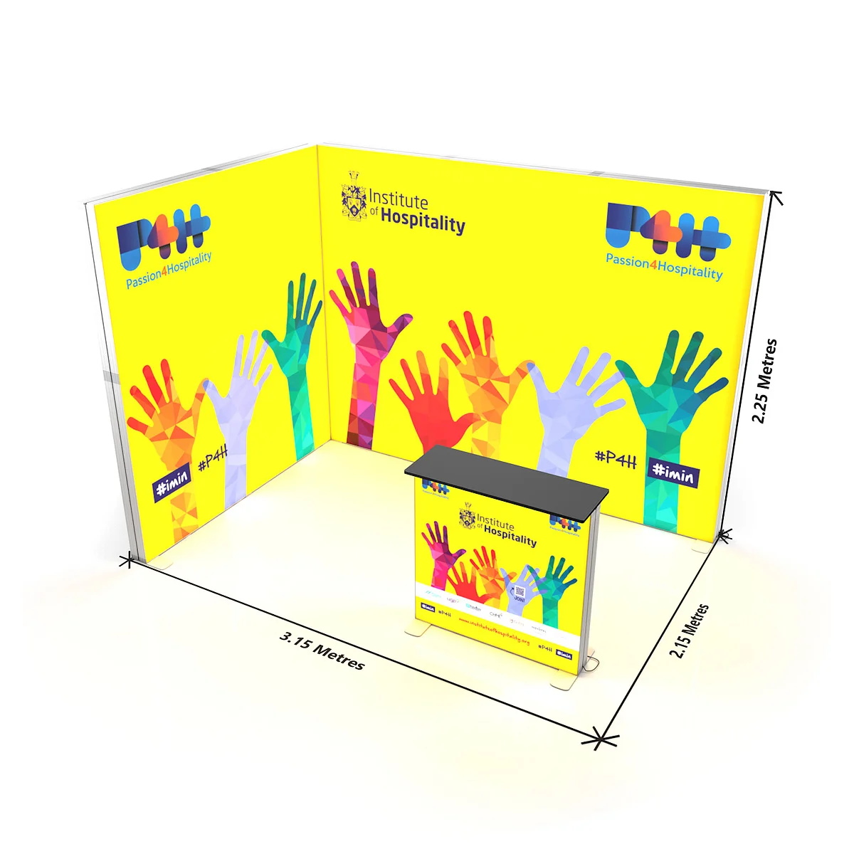Posiciona tu marca con nuestros Stands modulares