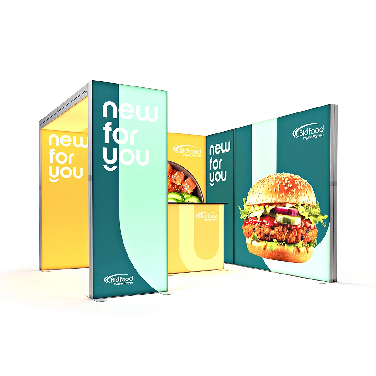 Posiciona tu marca con nuestros Stands modulares