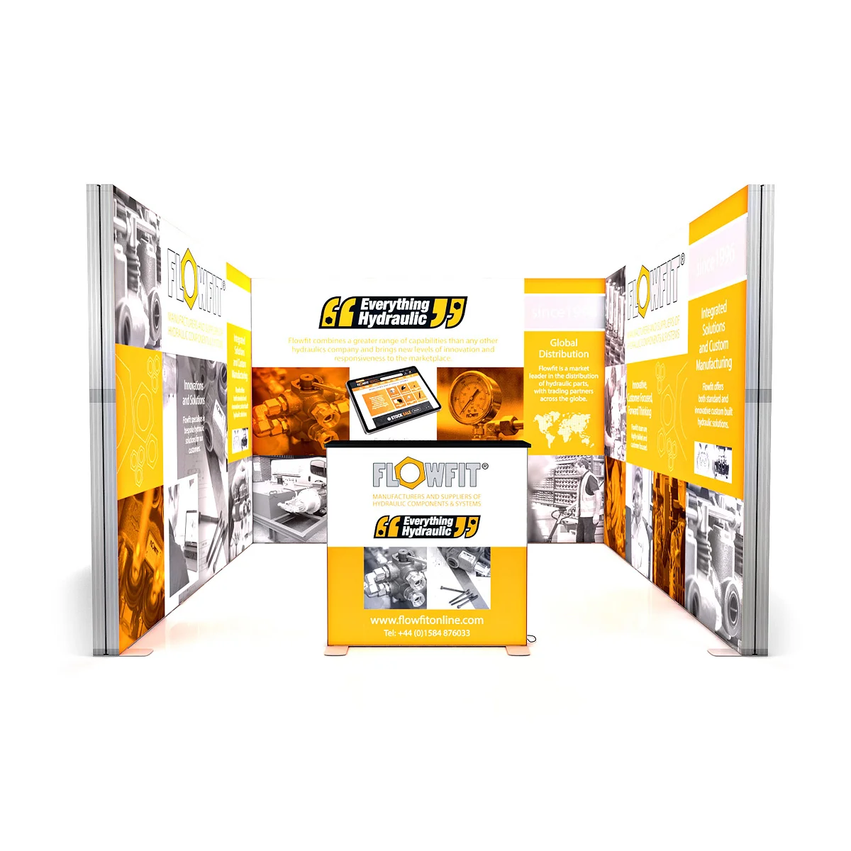 Posiciona tu marca con nuestros Stands modulares