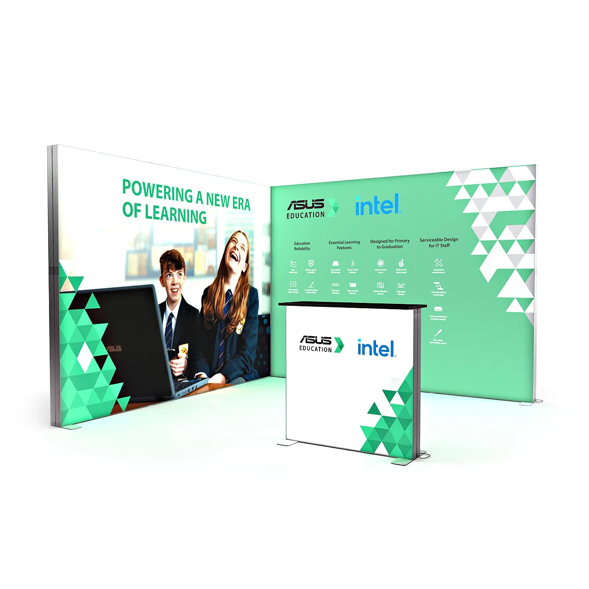Posiciona tu marca con nuestros Stands modulares