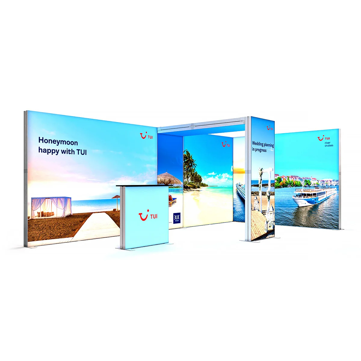 Posiciona tu marca con nuestros Stands modulares