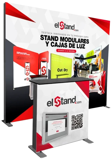 Stands para inmobiliarias, proveedores hospitalarios y agencias turísticas